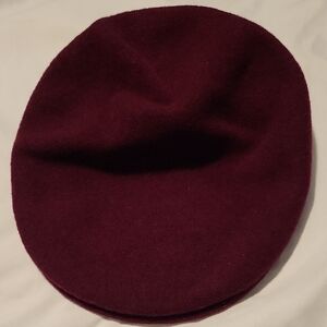 Kangol Deep 504 Burgundy 100% Wool Cap (Large)
